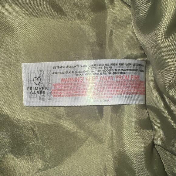 Primark Cares Boys 2-3 Jacket Cool Weather Outdoor Cozy Comfy Warm Winter Fall - Picture 6 of 8